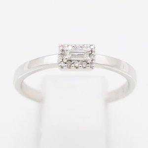 画像: ヴァンドーム　K18WGダイアイリリング 0.10ct 2.60g