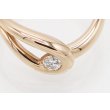 ヴァンドーム　K18PG ダイアイリリング 0.15ct 4.50g　拡大