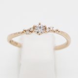 画像: ディズニー　K18PG ダイアイリリング 0.10ct 0.03ct 1.50g