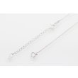 スタージュエリー K18WG ブルートパーズダイアイリペンダントネックレス 0.03ct 4.00g　留め具外したイメージ