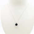 スタージュエリー K18WG ブルートパーズダイアイリペンダントネックレス 0.03ct 4.00g　装着イメージ