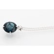 スタージュエリー K18WG ブルートパーズダイアイリペンダントネックレス 0.03ct 4.00g　サイド
