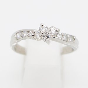 画像: PT900 ダイアイリリング 0.50ct 3.20g