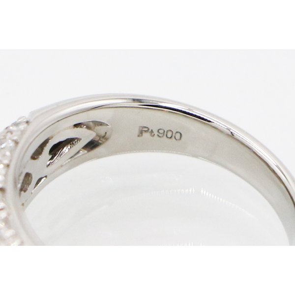 PT900 ダイアイリリング 2.00ct 9.10g　刻印