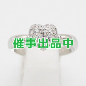 画像: ミキモト PT950 ダイアイリリング 0.19ct 6.70g