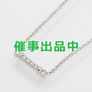 画像: ティファニー　PT950 フルール ド リス キー バー ダイアイリネックレス 2.70g