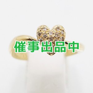 画像: K18 ダイアイリリング 0.11ct 3.40g