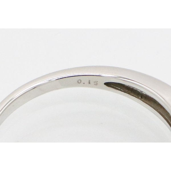 PT950 ダイアイリリング 0.15ct 3.00g　刻印(2)