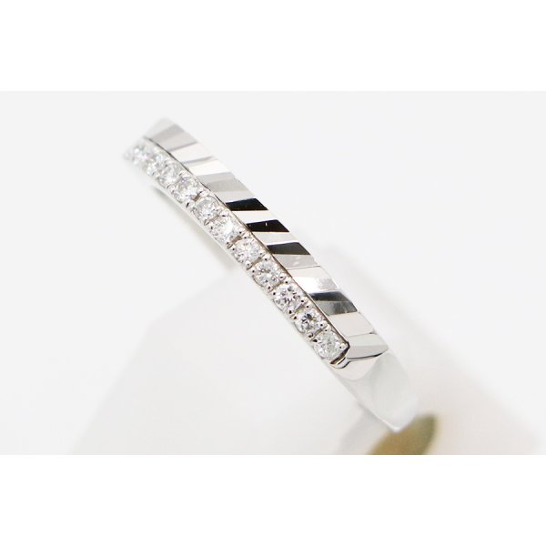 PT950 ダイアイリリング 0.15ct 3.00g　サイド