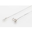 PT900/850 ダイアイリペンダントネックレス 0.545ct 0.50ct 4.60g　留め具外したイメージ