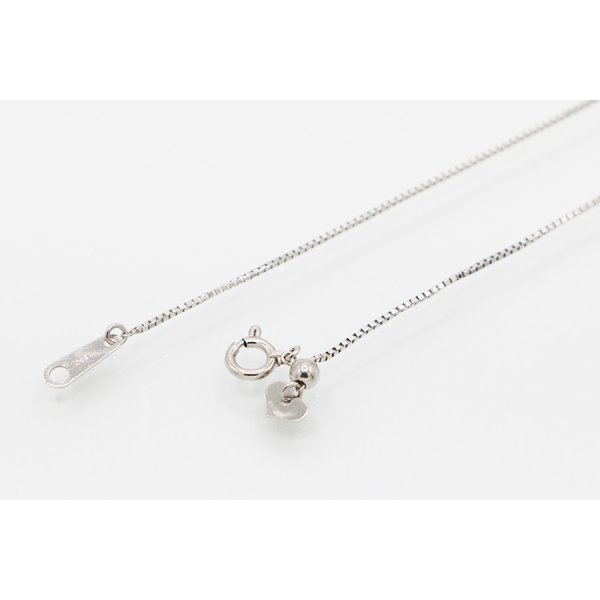 PT900/850 ダイアイリペンダントネックレス 0.545ct 0.50ct 4.60g　留め具外したイメージ