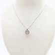 PT900/850 ダイアイリペンダントネックレス 0.545ct 0.50ct 4.60g　装着イメージ