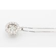 PT900/850 ダイアイリペンダントネックレス 0.545ct 0.50ct 4.60g　サイド