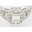 PT900 ダイアイリリング 0.542ct 0.61ct 5.50g　拡大