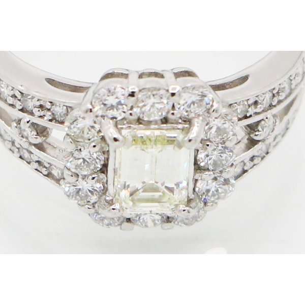 PT900 ダイアイリリング 0.542ct 0.61ct 5.50g　拡大