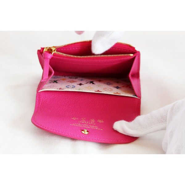 ルイ・ヴィトン　LV X TM ポルトモネ・ロザリ M14086 カワイイピンク　中身