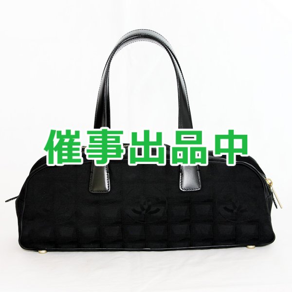 画像1: シャネル　ニュートラベルライン ミニボストンバック A15828 ブラック (1)