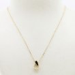 星の砂　K18 ダイアイリペンダントネックレス 0.22ct 4.00g　装着イメージ