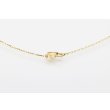 星の砂　K18 ダイアイリペンダントネックレス 0.22ct 4.00g　留め具