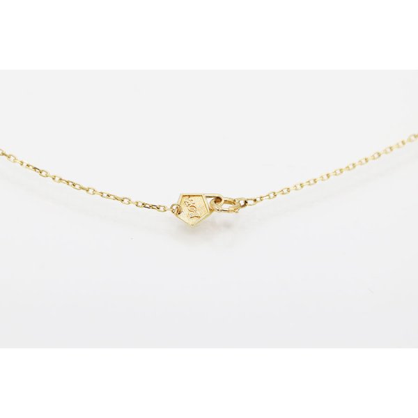 星の砂　K18 ダイアイリペンダントネックレス 0.22ct 4.00g　留め具