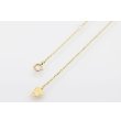 星の砂　K18 ダイアイリペンダントネックレス 0.22ct 4.00g　留め具外したイメージ