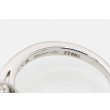 ティファニー　PT950 ダイアイリフラワーリング 4.00g　刻印