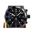 ＩＷＣ　アクアタイマー２０００　クロノ　ＩＷ３６７６７０５　黒文字盤　ガラパゴス限定　表面拡大