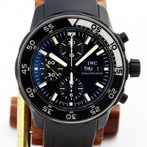 画像: ＩＷＣ　アクアタイマー２０００　クロノ　ＩＷ３６７６７０５　黒文字盤　ガラパゴス限定