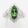 PT900 クロムトルマリンダイアイリリング 1.46ct 0.22ct 5.20g