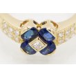 K18 サファイアダイアイリリング 1.13ct 0.20ct 4.70g　拡大