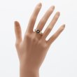 K18 サファイアダイアイリリング 1.13ct 0.20ct 4.70g　装着イメージ