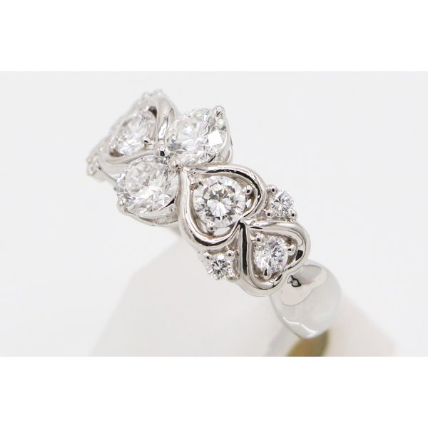 PT900 ダイアイリリング 1.52ct 10.80g　サイド