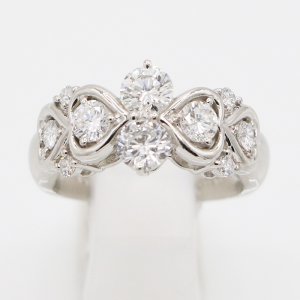 画像: PT900 ダイアイリリング 1.52ct 10.80g
