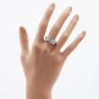 PT900 ダイアイリリング 1.52ct 10.80g　装着イメージ