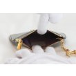 グッチ　スクリプト ジップキーケース 790102 0416 グレー　中身