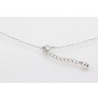 ミキモト　K18WG ダイアイリペンダントネックレス 0.07ct 3.00g　留め具