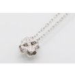 ミキモト　K18WG ダイアイリペンダントネックレス 0.07ct 3.00g　裏面