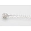 ミキモト　K18WG ダイアイリペンダントネックレス 0.07ct 3.00g　サイド