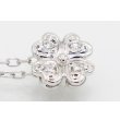 ミキモト　K18WG ダイアイリペンダントネックレス 0.07ct 3.00g　拡大