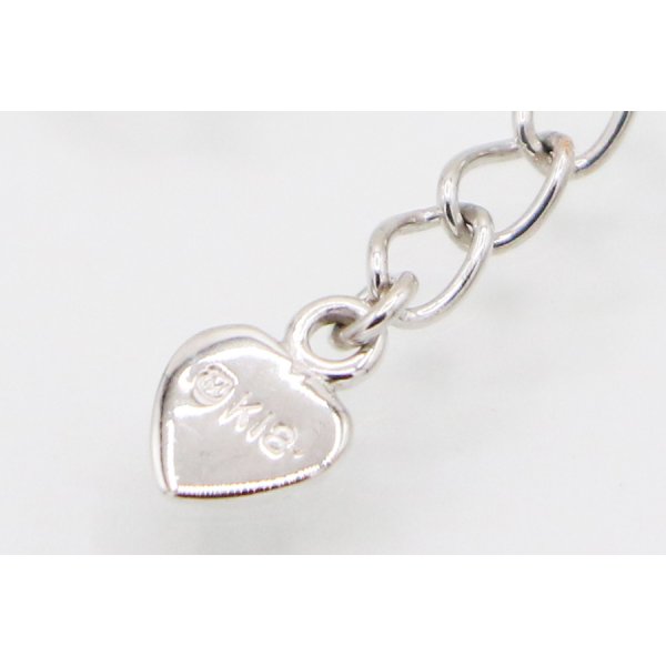 ミキモト　K18WG ダイアイリペンダントネックレス 0.07ct 3.00g　刻印