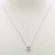 ミキモト　K18WG ダイアイリペンダントネックレス 0.07ct 3.00g　装着イメージ