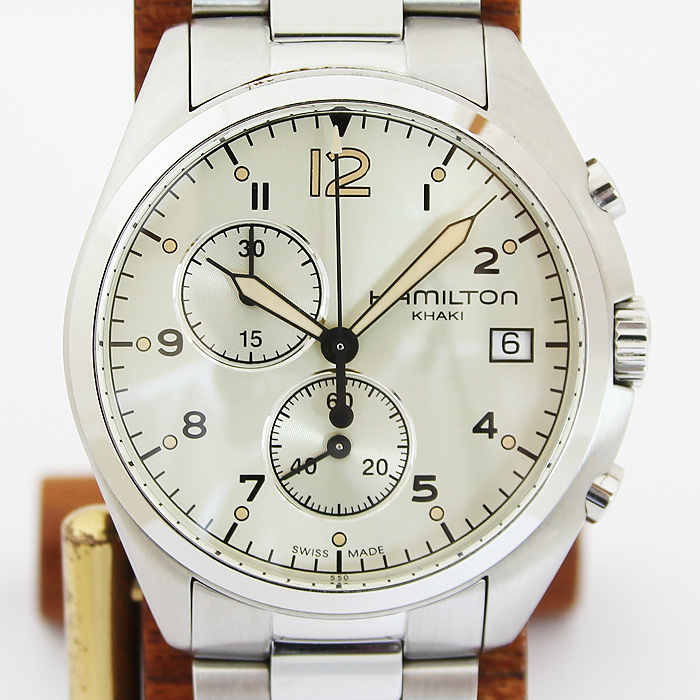 腕時計 ハミルトン カーキ クォーツ クロノグラフ H765120状態