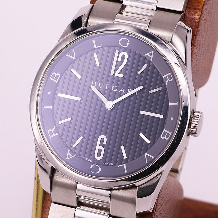 ブルガリ　BVLGARI　ソロポンテ　メンズ腕時計　ST42S　保証書　純正箱