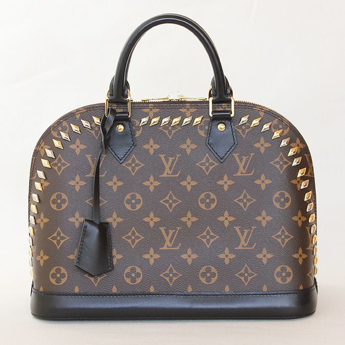 M90169 Louis Vuitton 2015 Monogram Vernis Alma PM- Cherry