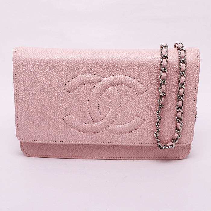 CHANEL シャネル チェーンウォレット ピンク