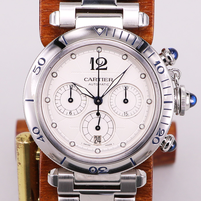 カルティエ  パシャ 38mm クロノグラフ 腕時計