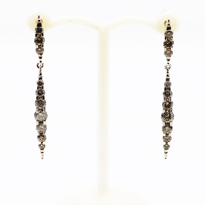 カシケイ K18BG ネイキッド ダイアイリピアス 1.00ct 3.70g カシケイ K18BG ネイキッド ダイアイリピアス 1.00ct 3.70g